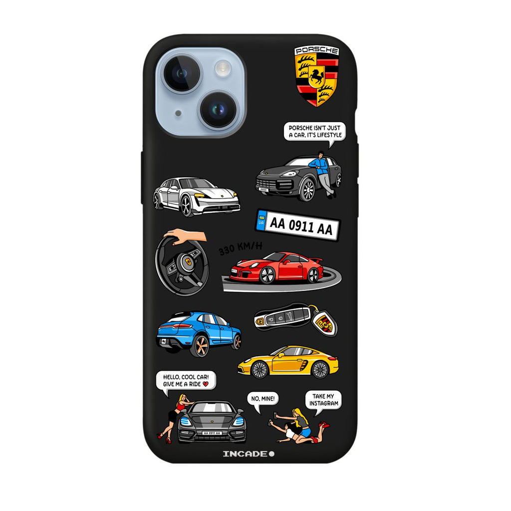 Чохол для iPhone 14 Plus PORSCHE - INCADE