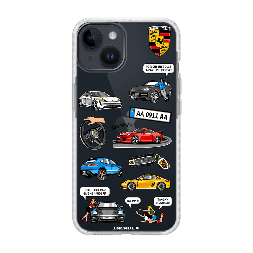 Чохол для iPhone 14 Plus PORSCHE - INCADE