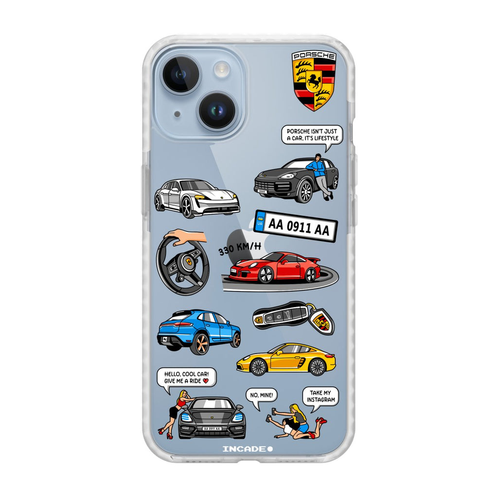 Чохол для iPhone 14 Plus PORSCHE - INCADE