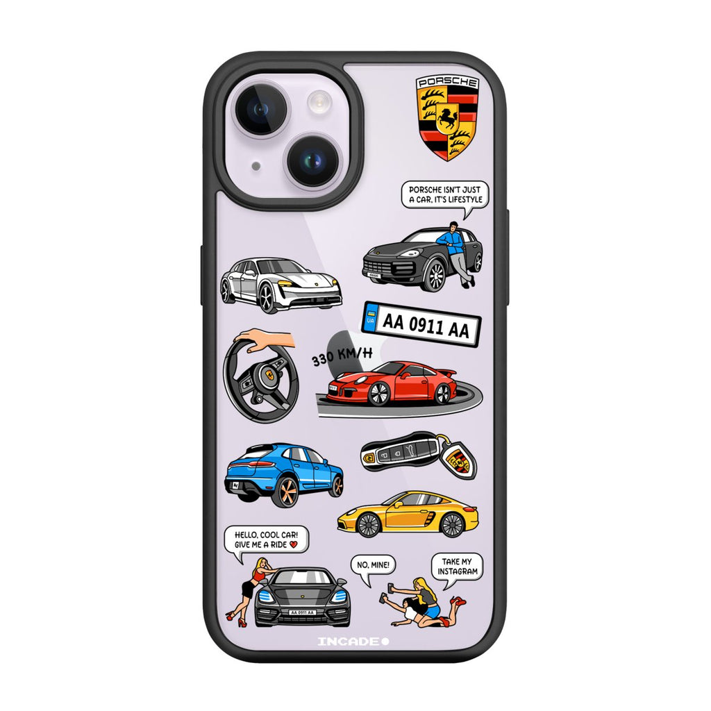 Чохол для iPhone 14 Plus PORSCHE - INCADE