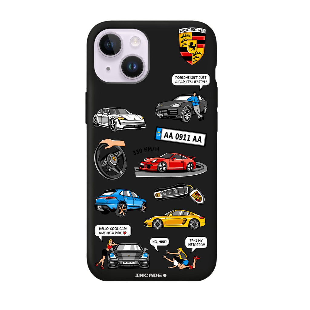 Чохол для iPhone 14 Plus PORSCHE - INCADE