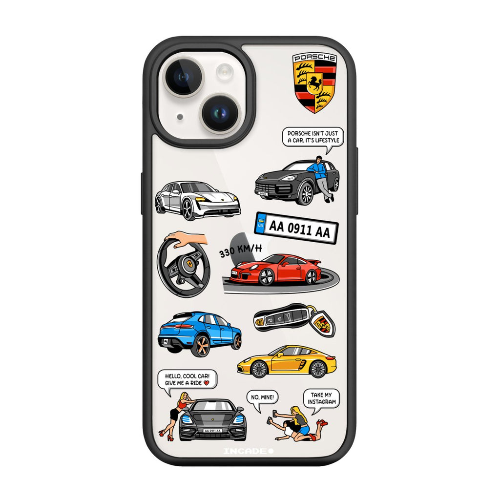 Чохол для iPhone 14 Plus PORSCHE - INCADE