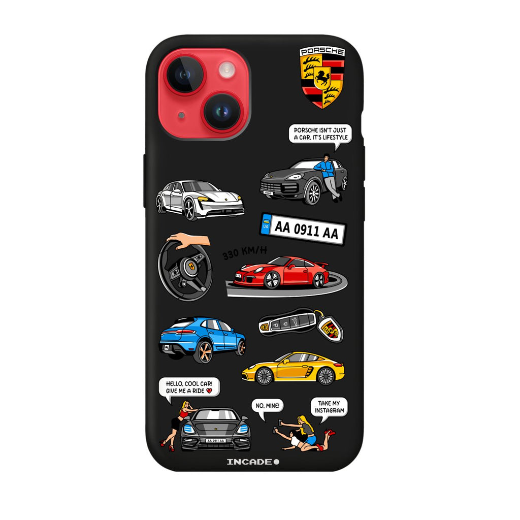 Чохол для iPhone 14 Plus PORSCHE - INCADE