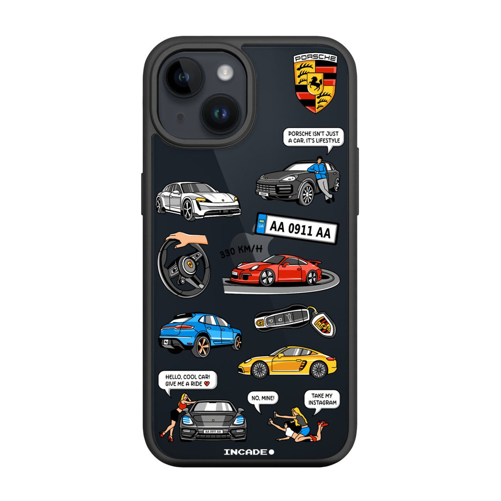 Чохол для iPhone 14 Plus PORSCHE - INCADE