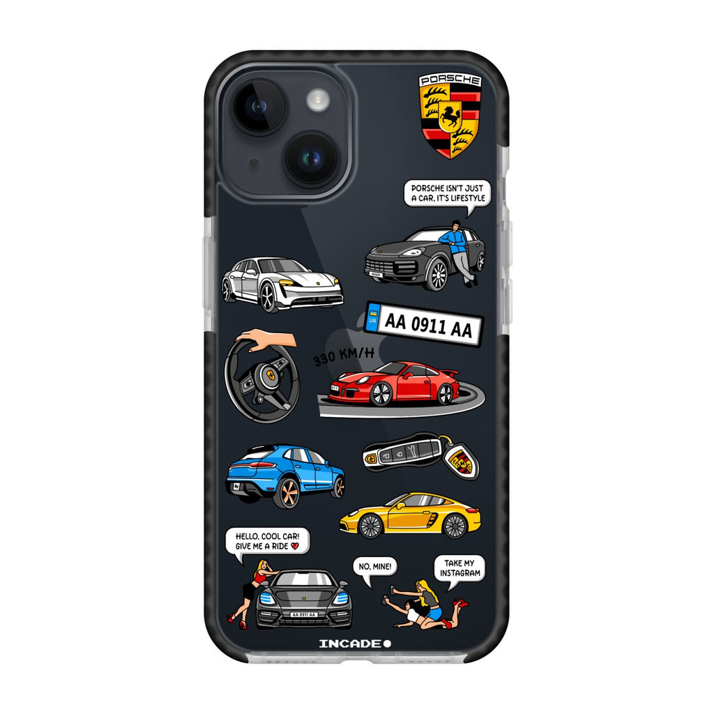 Чохол для iPhone 14 Plus PORSCHE - INCADE
