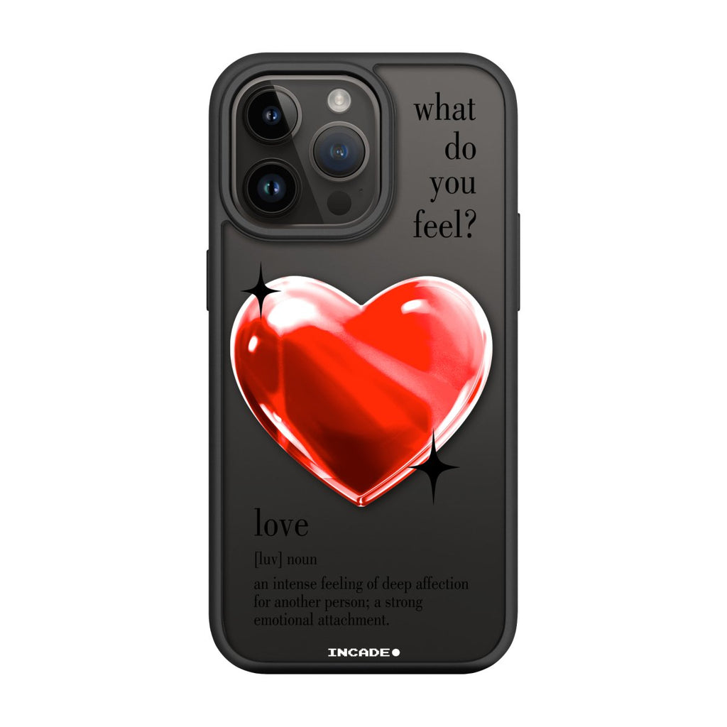 Чохол для iPhone 14 Pro 1 heart red - INCADE
