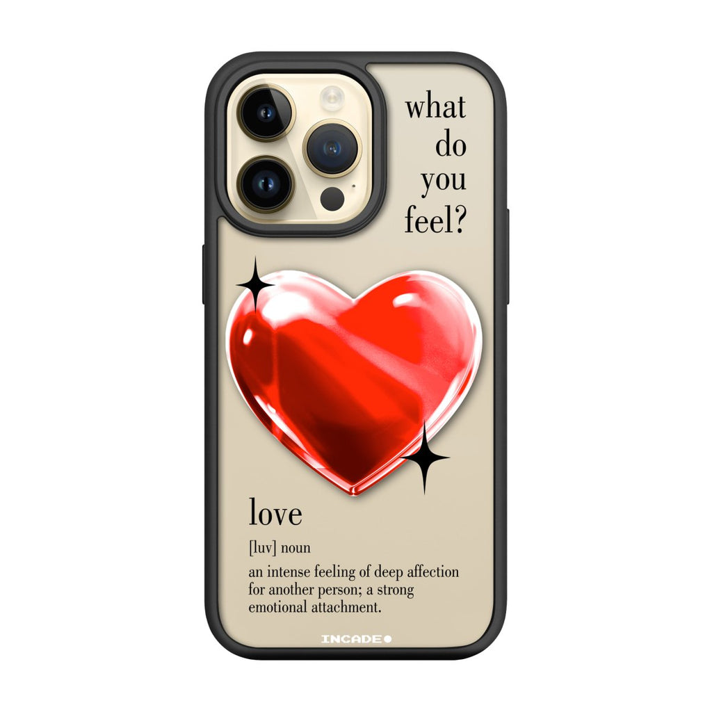 Чохол для iPhone 14 Pro 1 heart red - INCADE