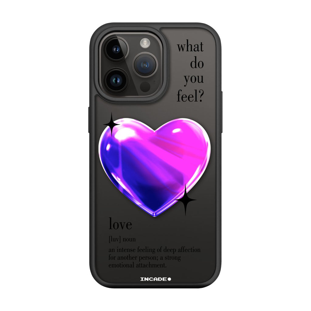 Чохол для iPhone 14 Pro 1 heart violet - INCADE