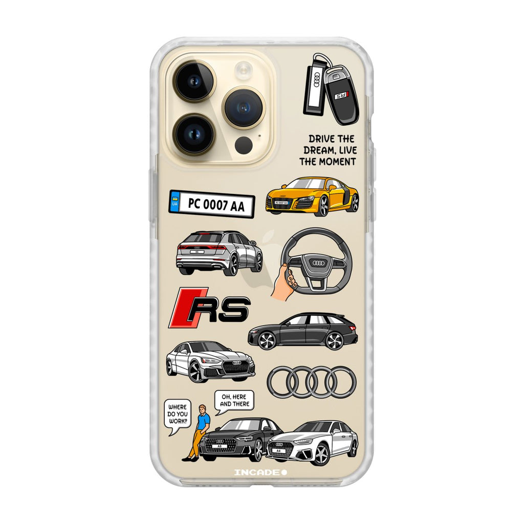 Чохол для iPhone 14 Pro AUDI - INCADE