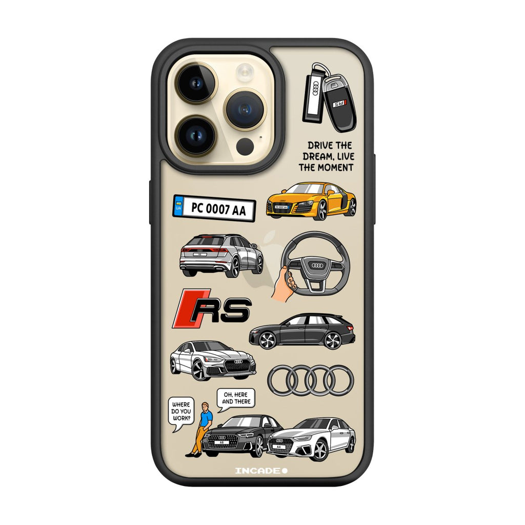 Чохол для iPhone 14 Pro AUDI - INCADE