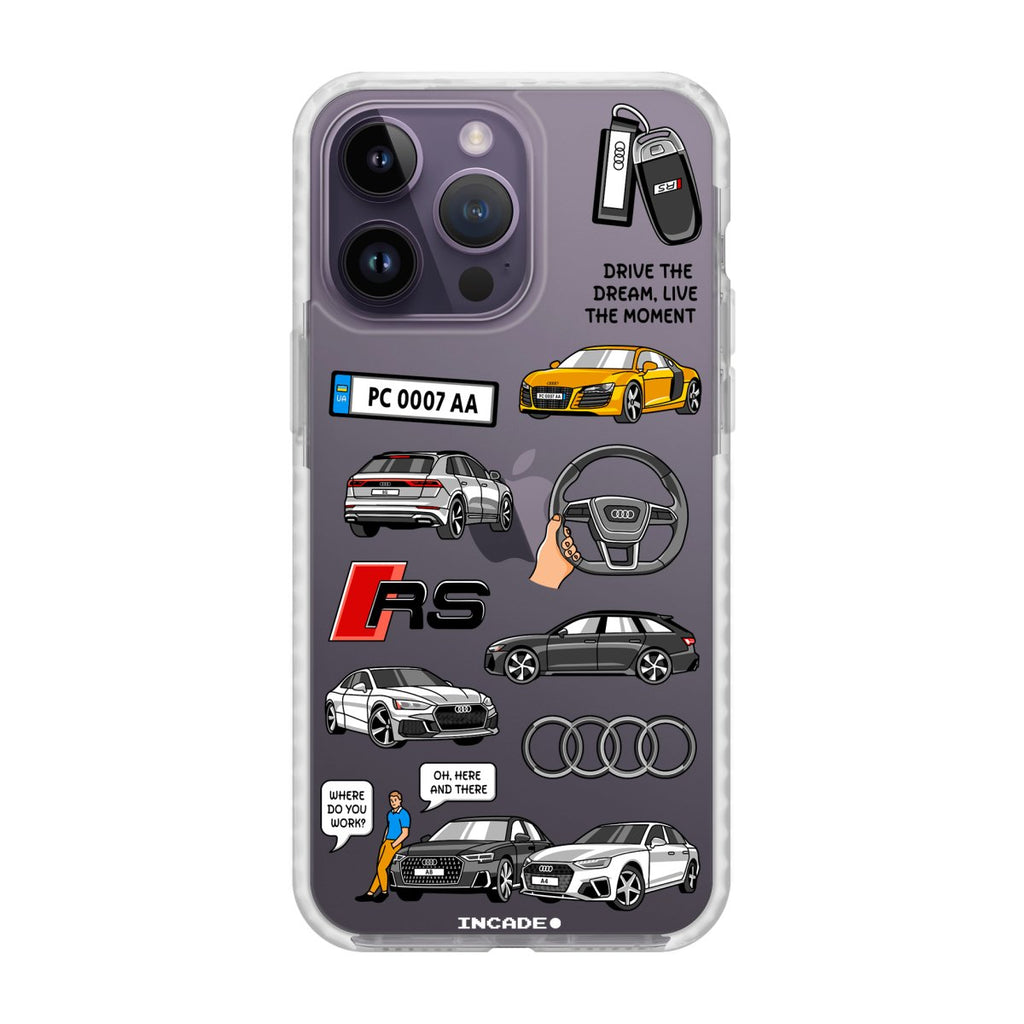 Чохол для iPhone 14 Pro AUDI - INCADE