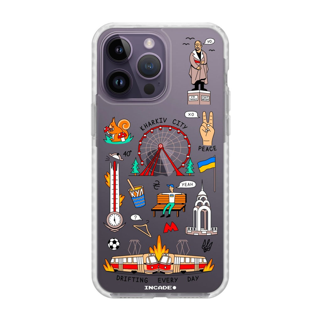 Чохол для iPhone 14 Pro KHARKIV - INCADE