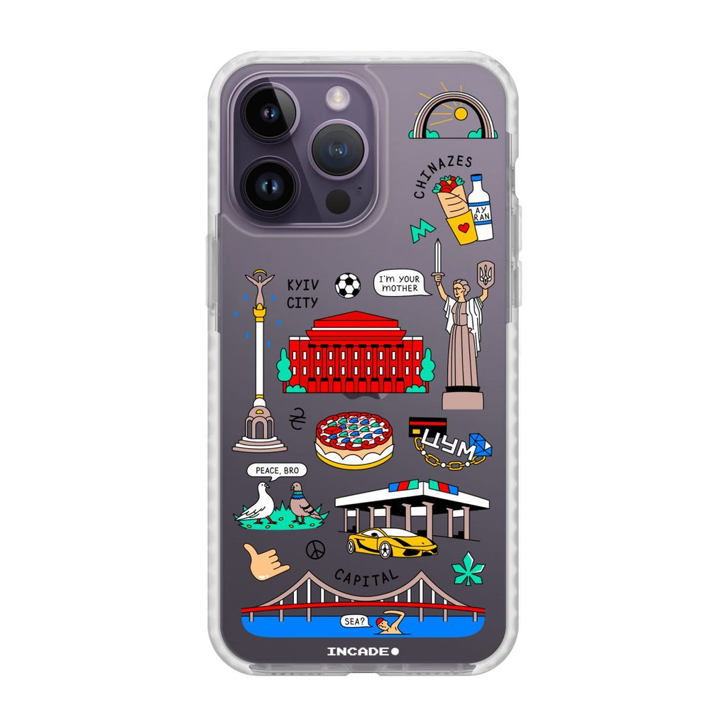 Чохол для iPhone 14 Pro KYIV - INCADE