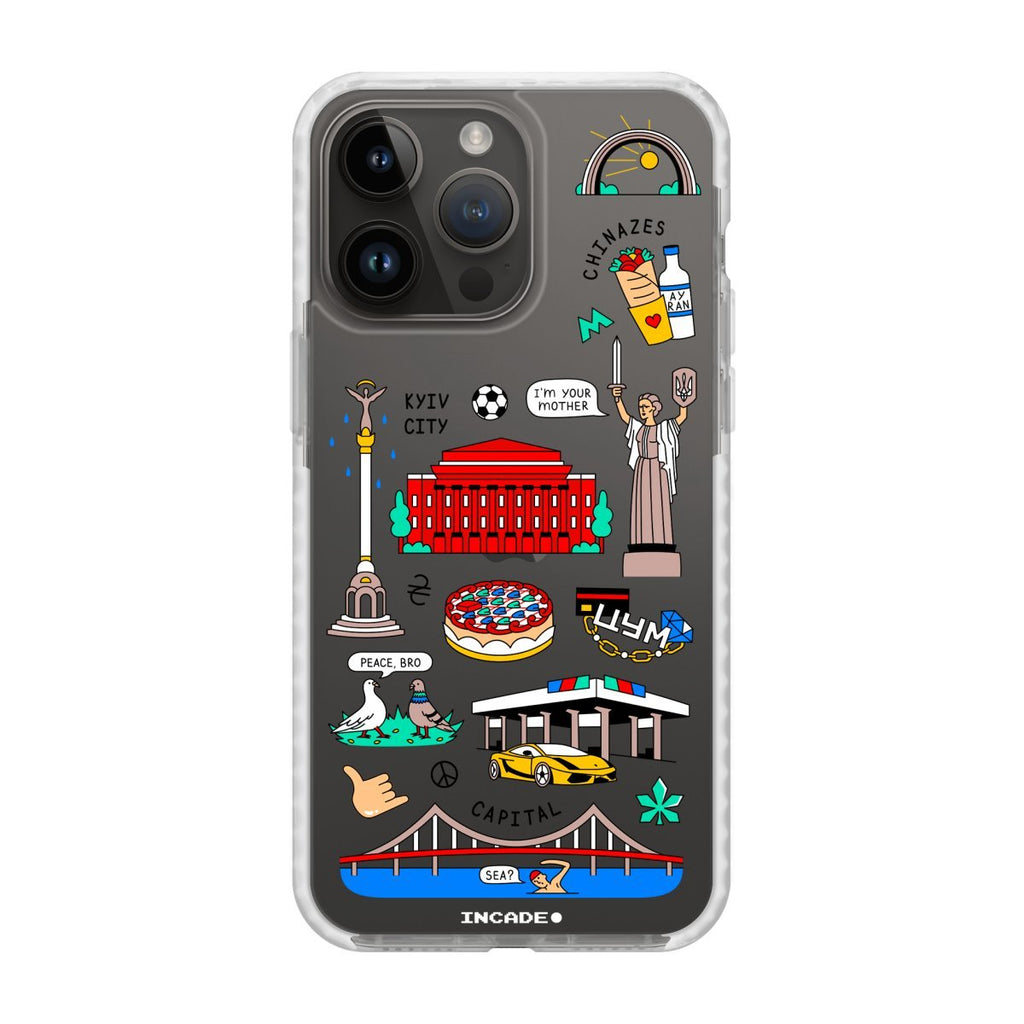 Чохол для iPhone 14 Pro KYIV - INCADE