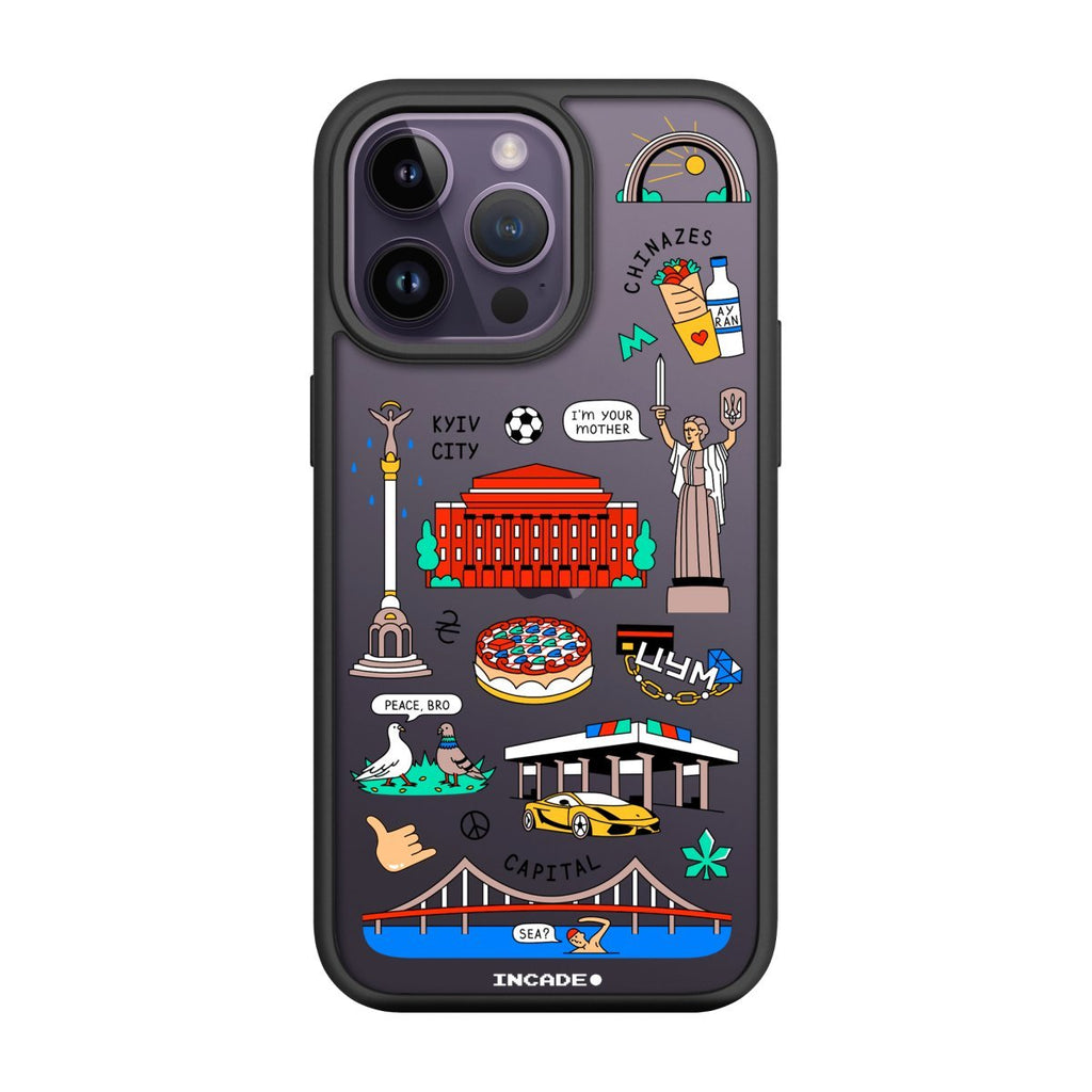 Чохол для iPhone 14 Pro KYIV - INCADE