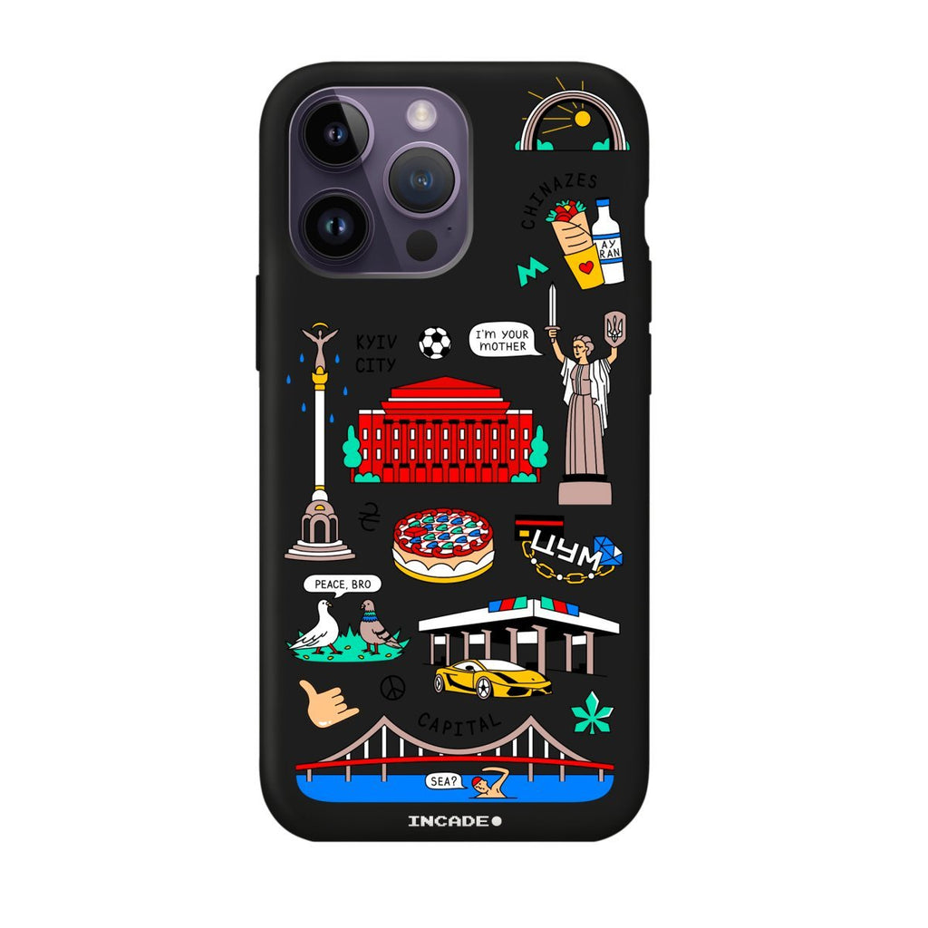 Чохол для iPhone 14 Pro KYIV - INCADE
