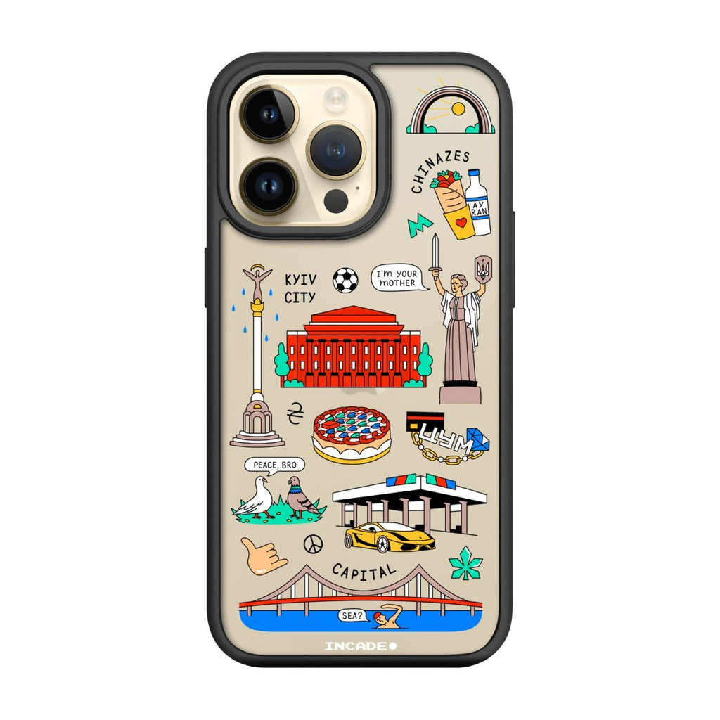 Чохол для iPhone 14 Pro KYIV - INCADE