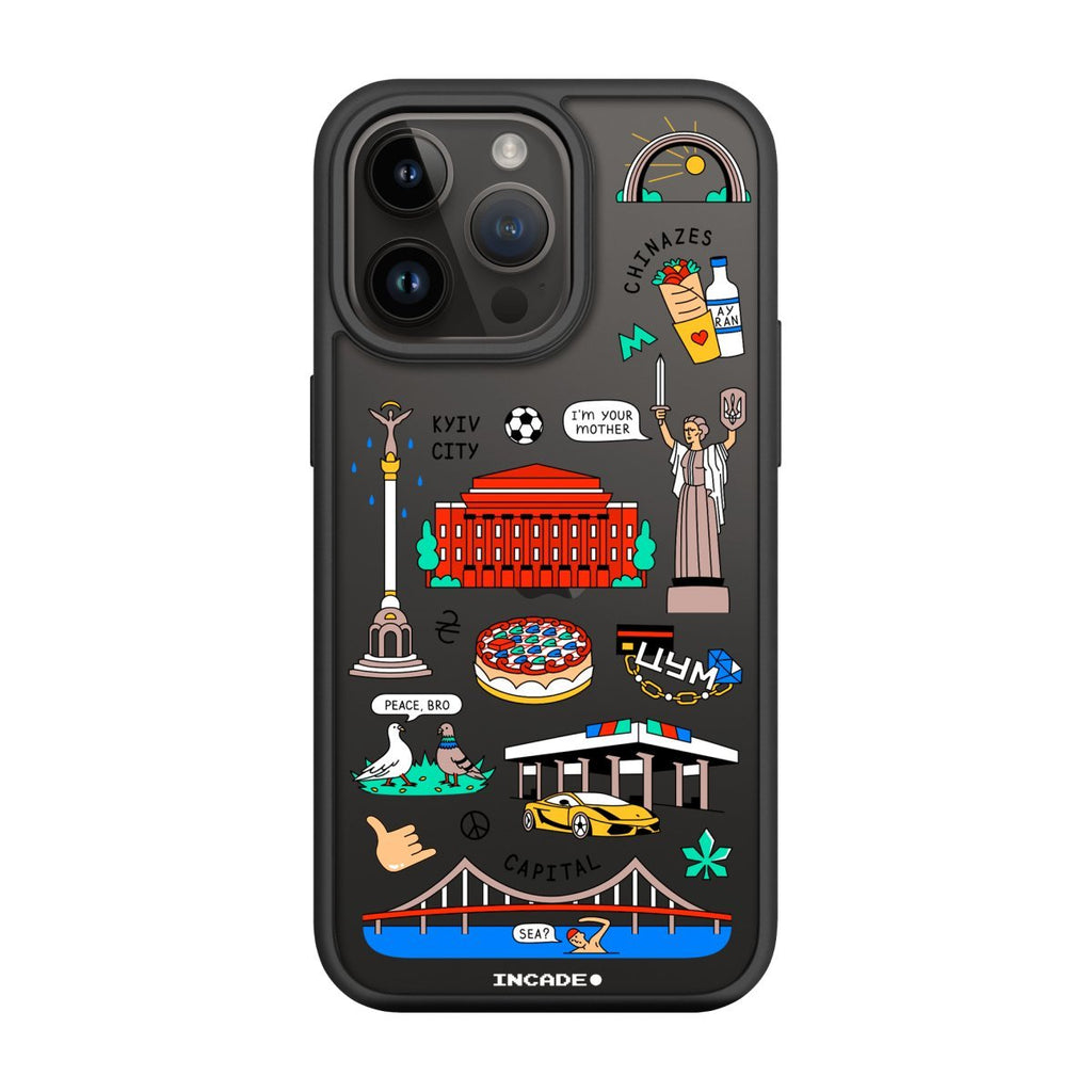 Чохол для iPhone 14 Pro KYIV - INCADE