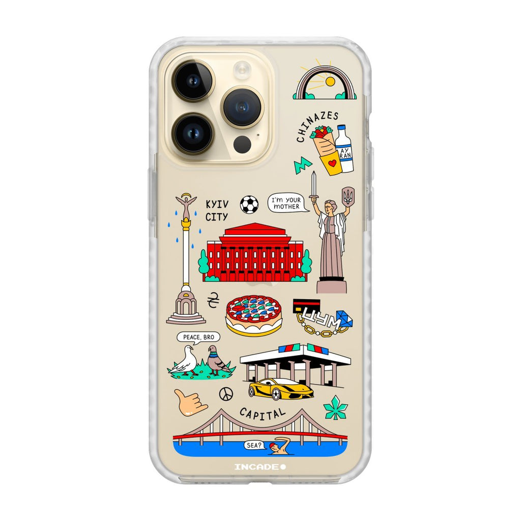 Чохол для iPhone 14 Pro KYIV - INCADE