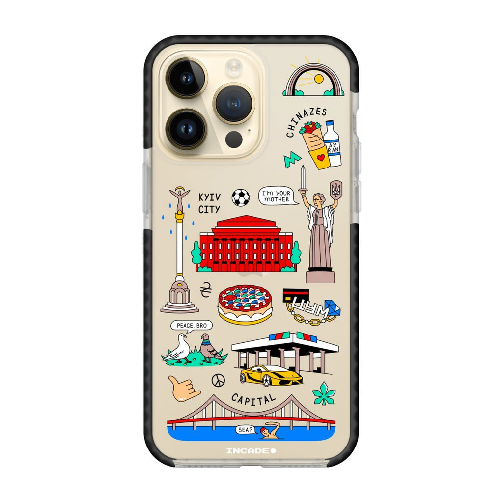 Чохол для iPhone 14 Pro KYIV - INCADE
