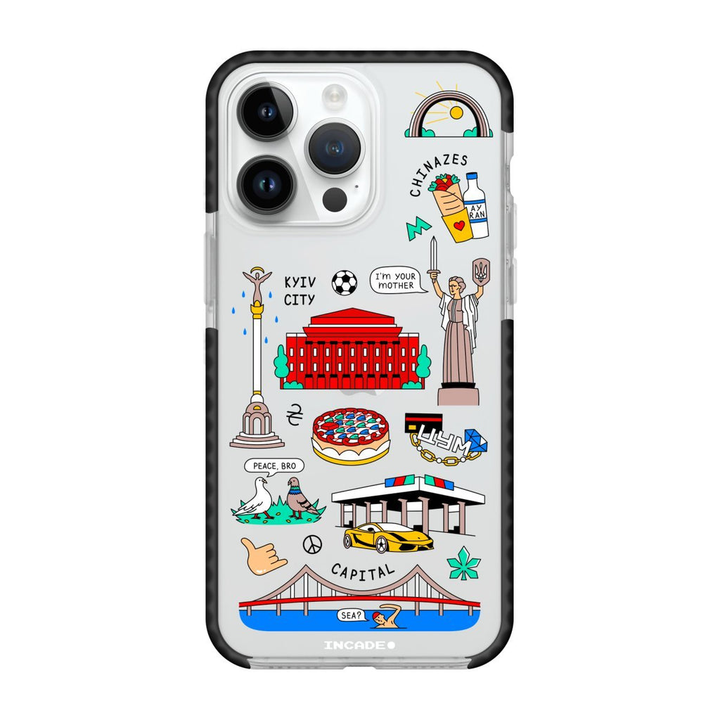 Чохол для iPhone 14 Pro KYIV - INCADE