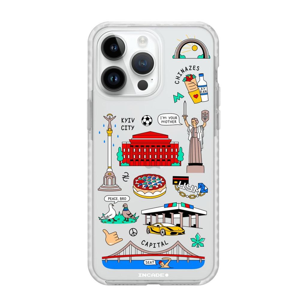 Чохол для iPhone 14 Pro KYIV - INCADE