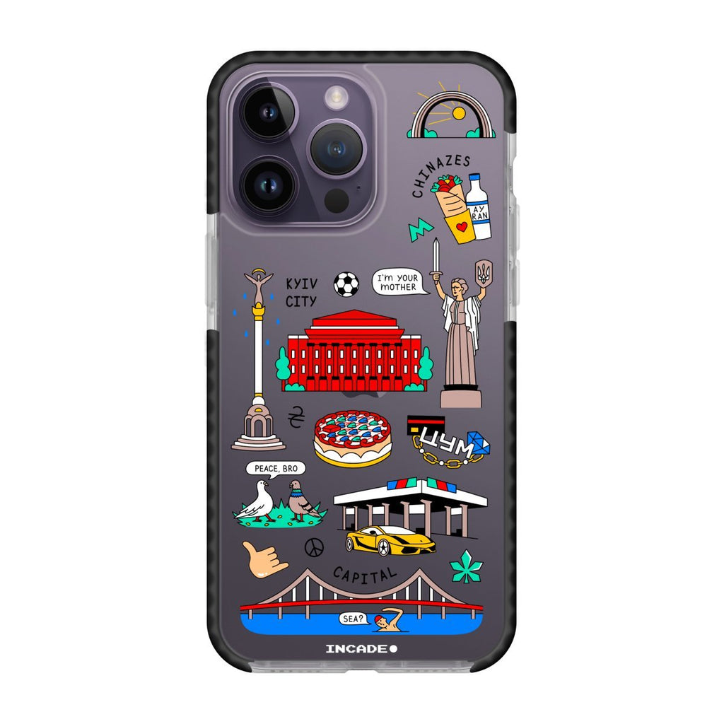 Чохол для iPhone 14 Pro KYIV - INCADE