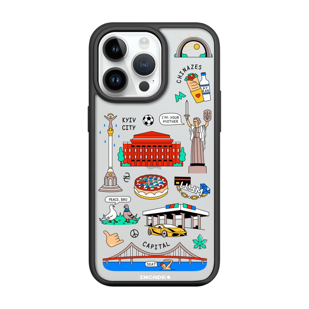 Чохол для iPhone 14 Pro KYIV - INCADE