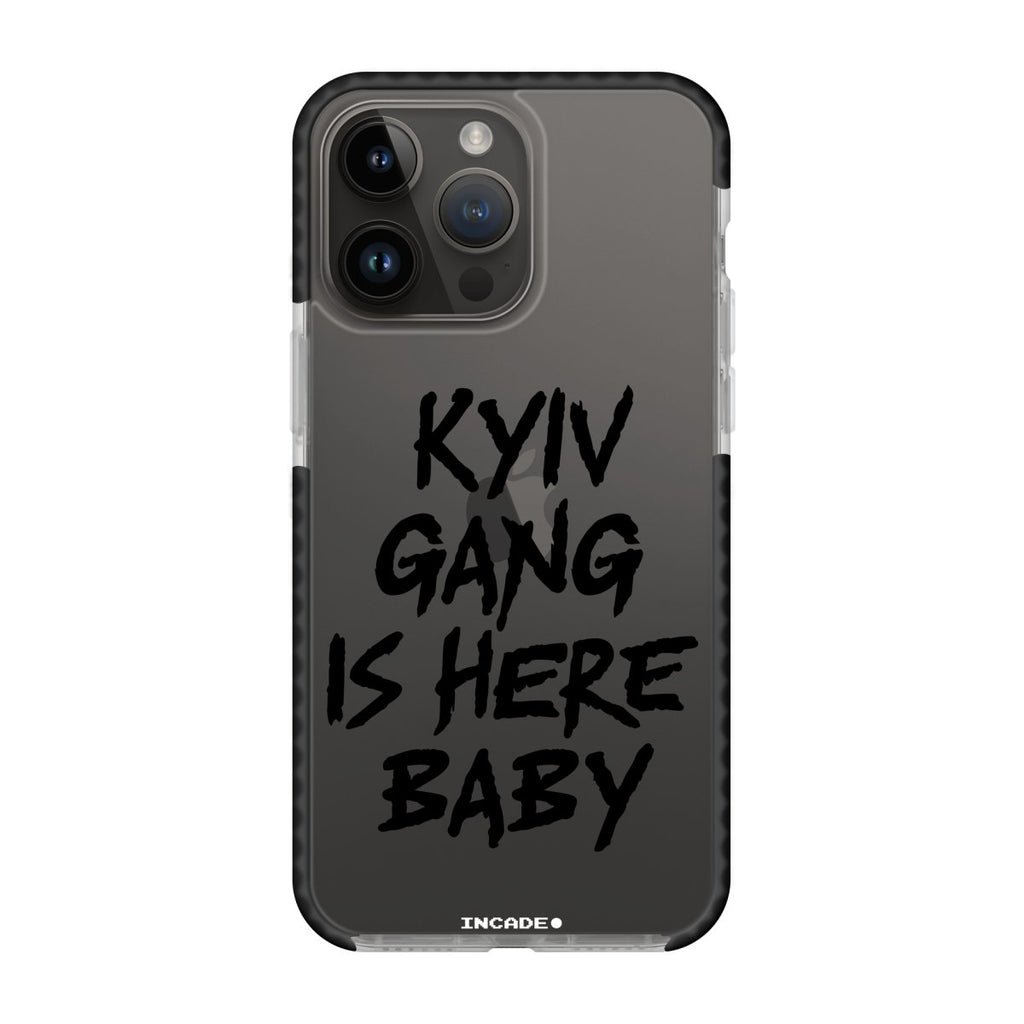 Чохол для iPhone 14 Pro kyiv black - INCADE