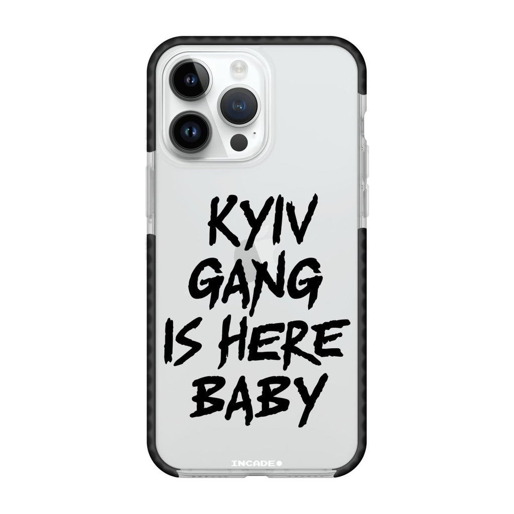 Чохол для iPhone 14 Pro kyiv black - INCADE
