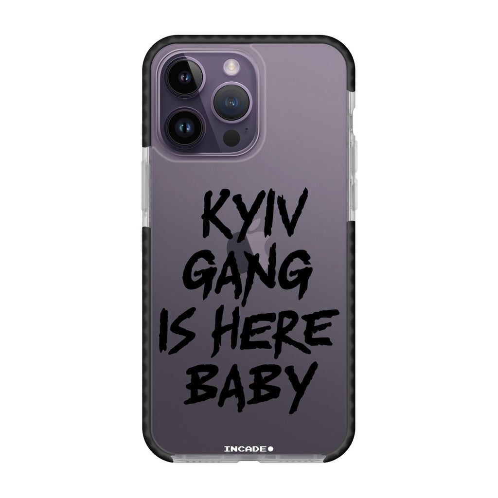 Чохол для iPhone 14 Pro kyiv black - INCADE