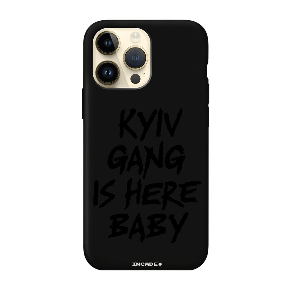 Чохол для iPhone 14 Pro kyiv black - INCADE