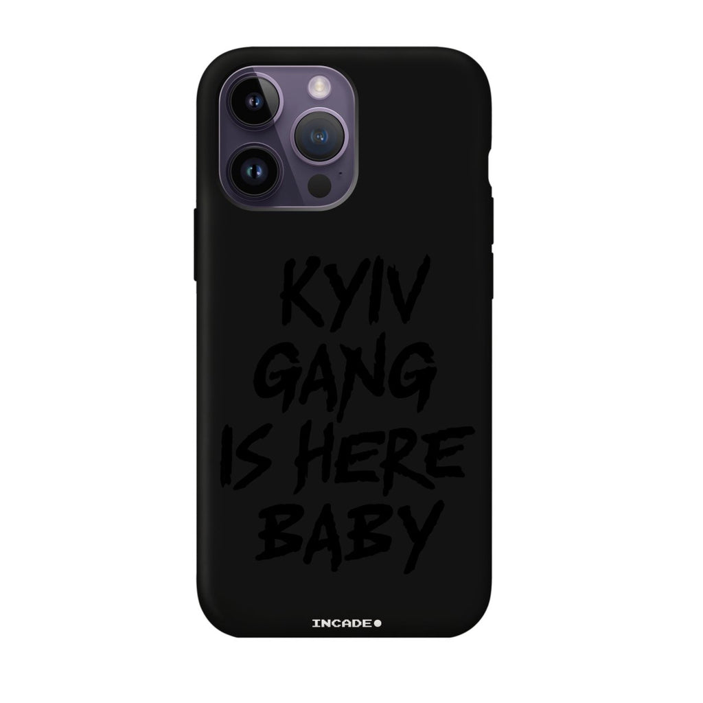 Чохол для iPhone 14 Pro kyiv black - INCADE