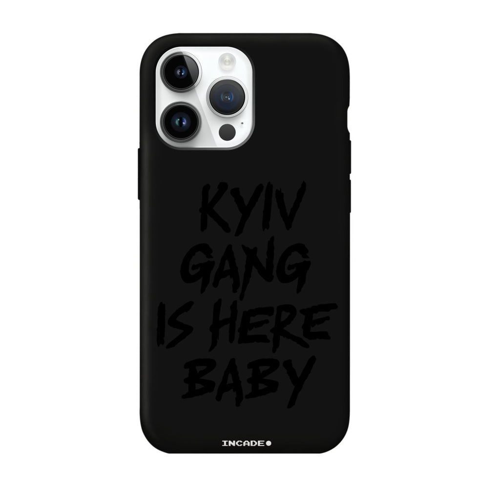 Чохол для iPhone 14 Pro kyiv black - INCADE