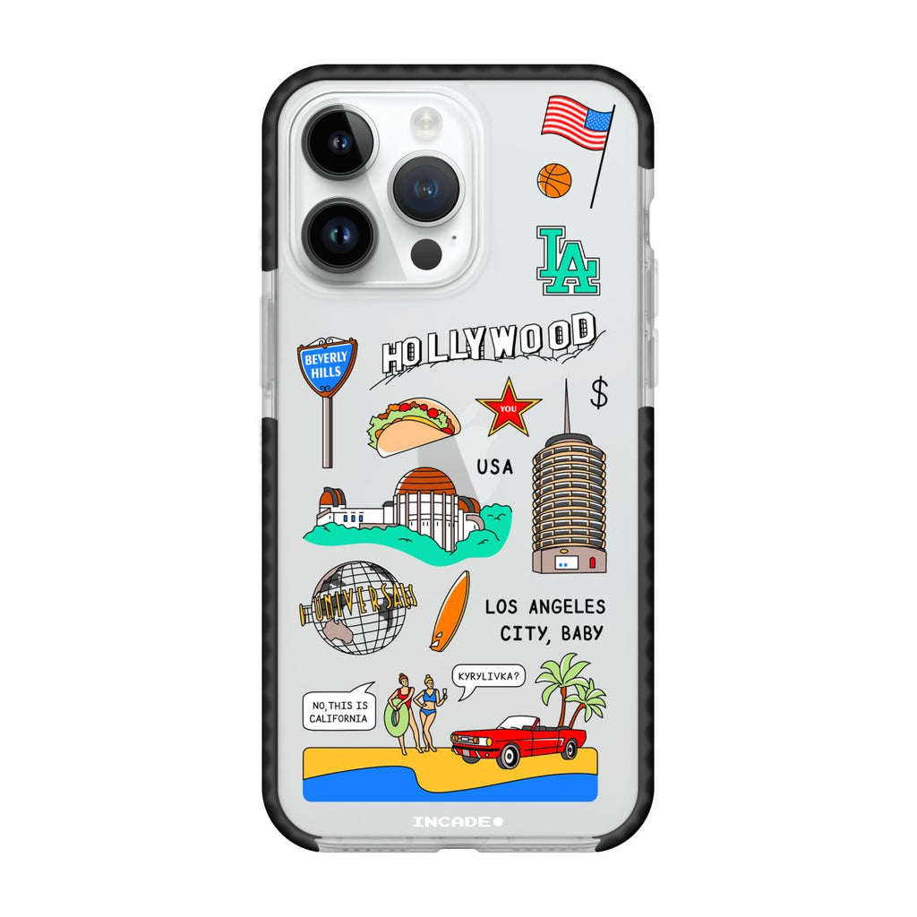 Чохол для iPhone 14 Pro LOS ANGELES - INCADE