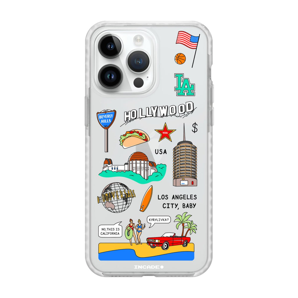 Чохол для iPhone 14 Pro LOS ANGELES - INCADE