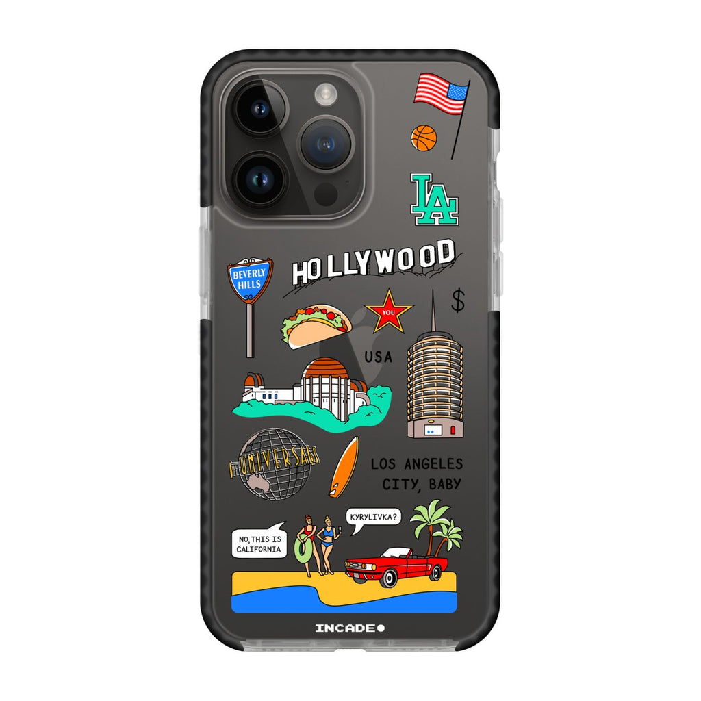 Чохол для iPhone 14 Pro LOS ANGELES - INCADE