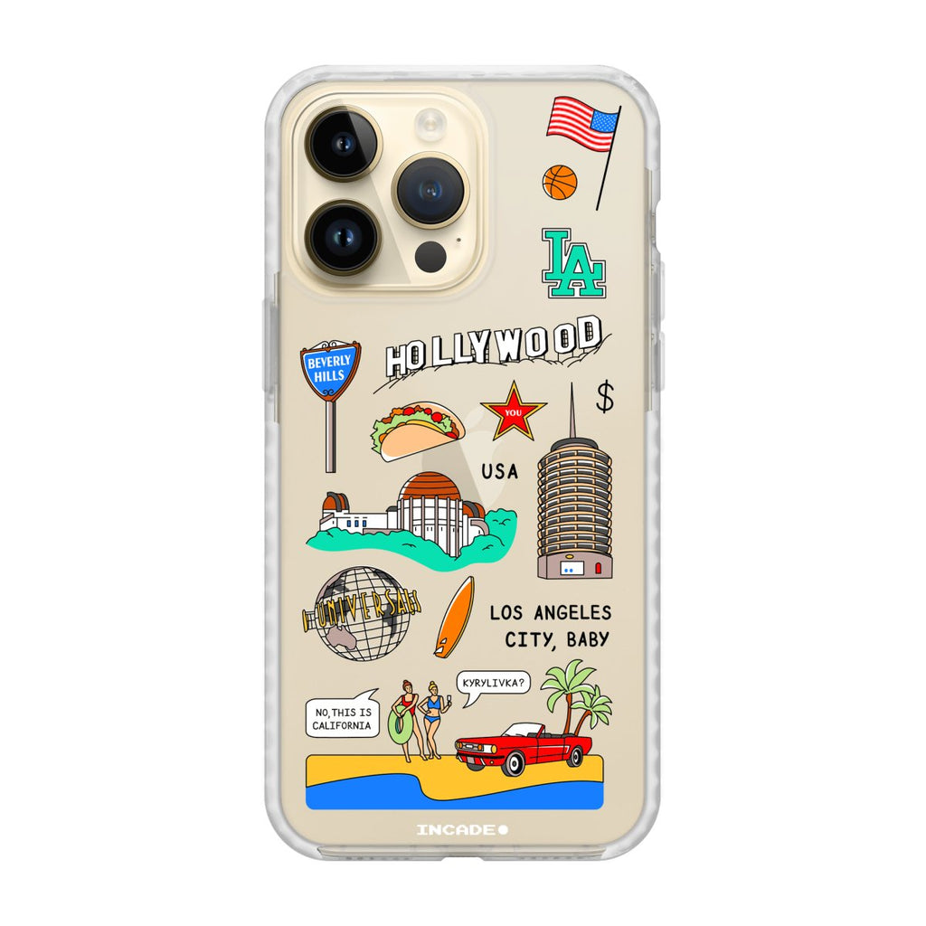 Чохол для iPhone 14 Pro LOS ANGELES - INCADE