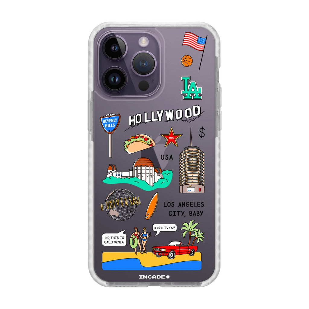 Чохол для iPhone 14 Pro LOS ANGELES - INCADE