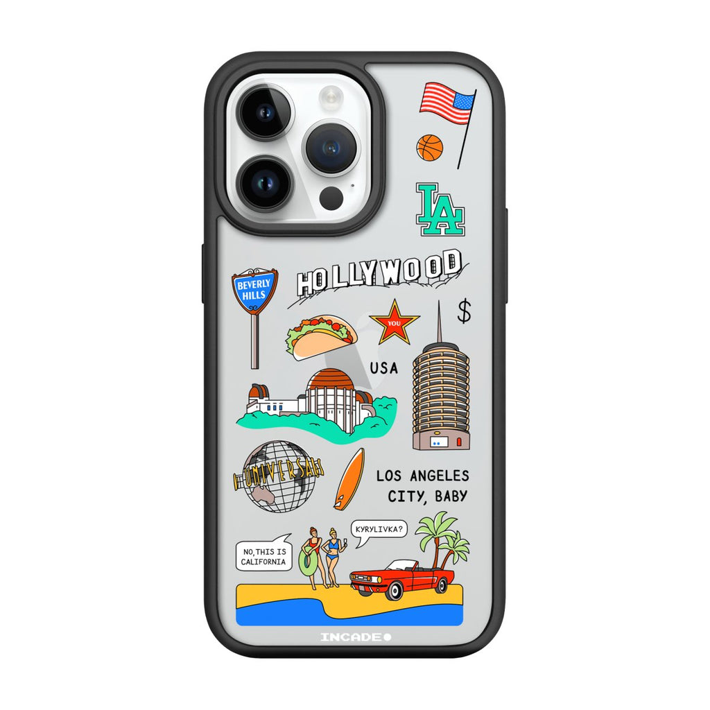 Чохол для iPhone 14 Pro LOS ANGELES - INCADE