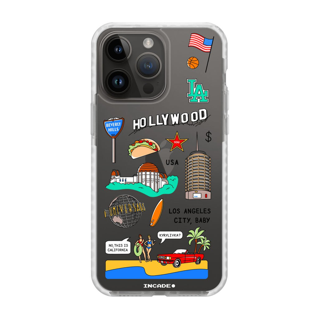 Чохол для iPhone 14 Pro LOS ANGELES - INCADE