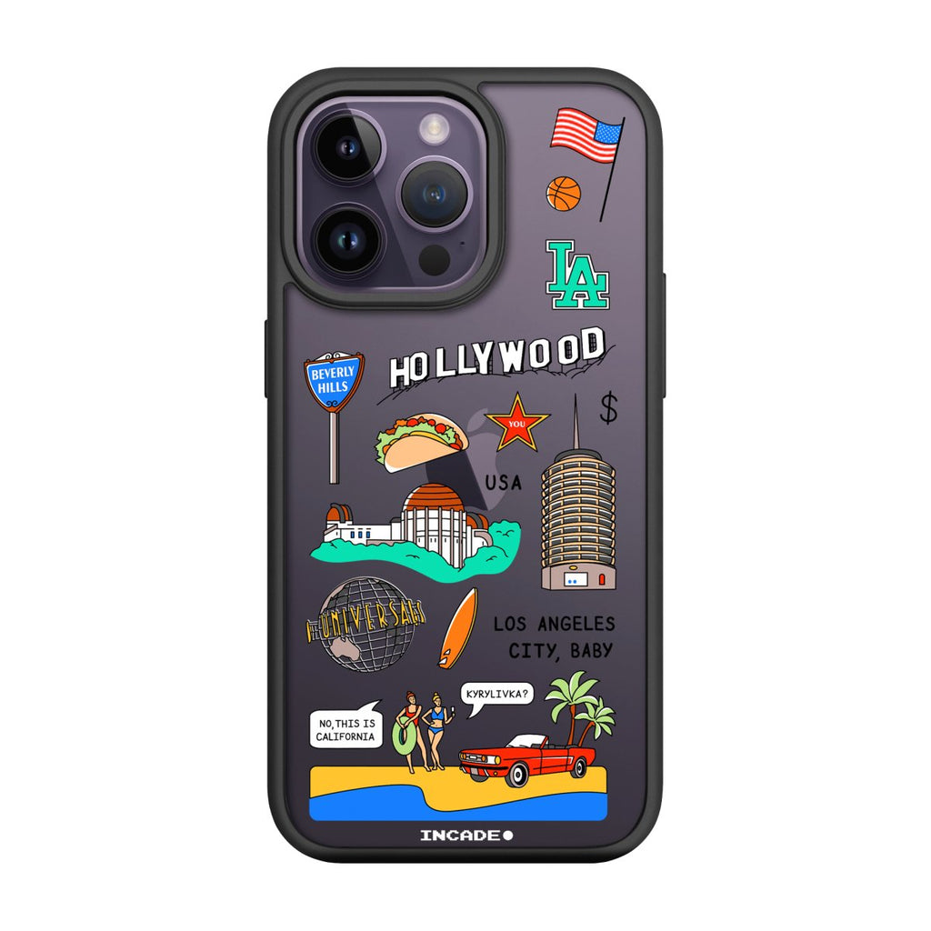 Чохол для iPhone 14 Pro LOS ANGELES - INCADE