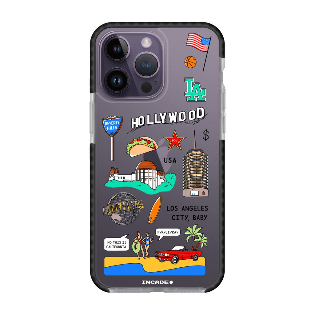 Чохол для iPhone 14 Pro LOS ANGELES - INCADE