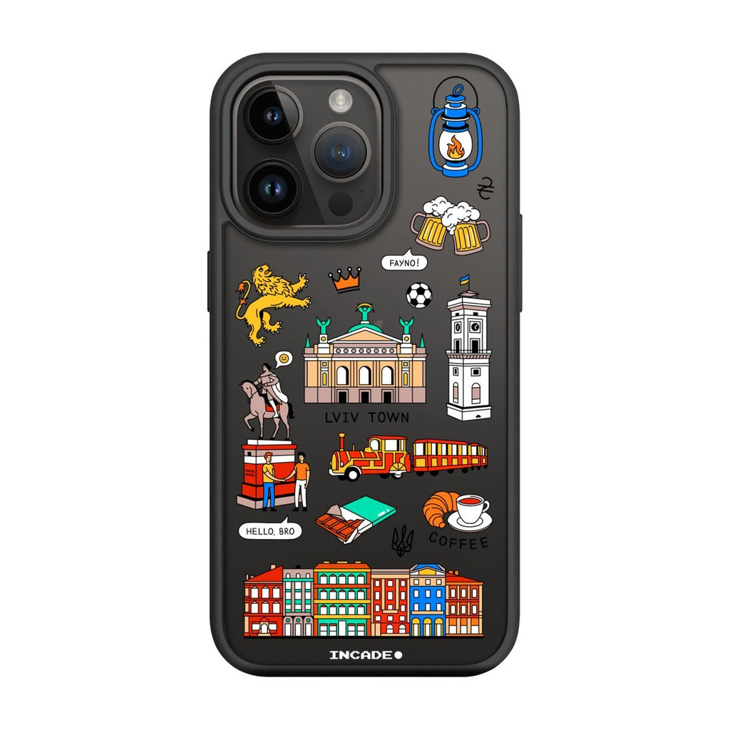 Чохол для iPhone 14 Pro LVIV - INCADE