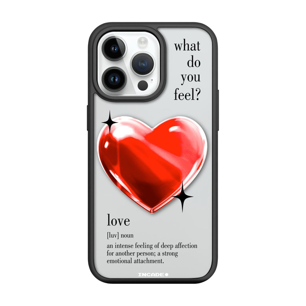 Чохол для iPhone 14 Pro Max 1 heart red - INCADE