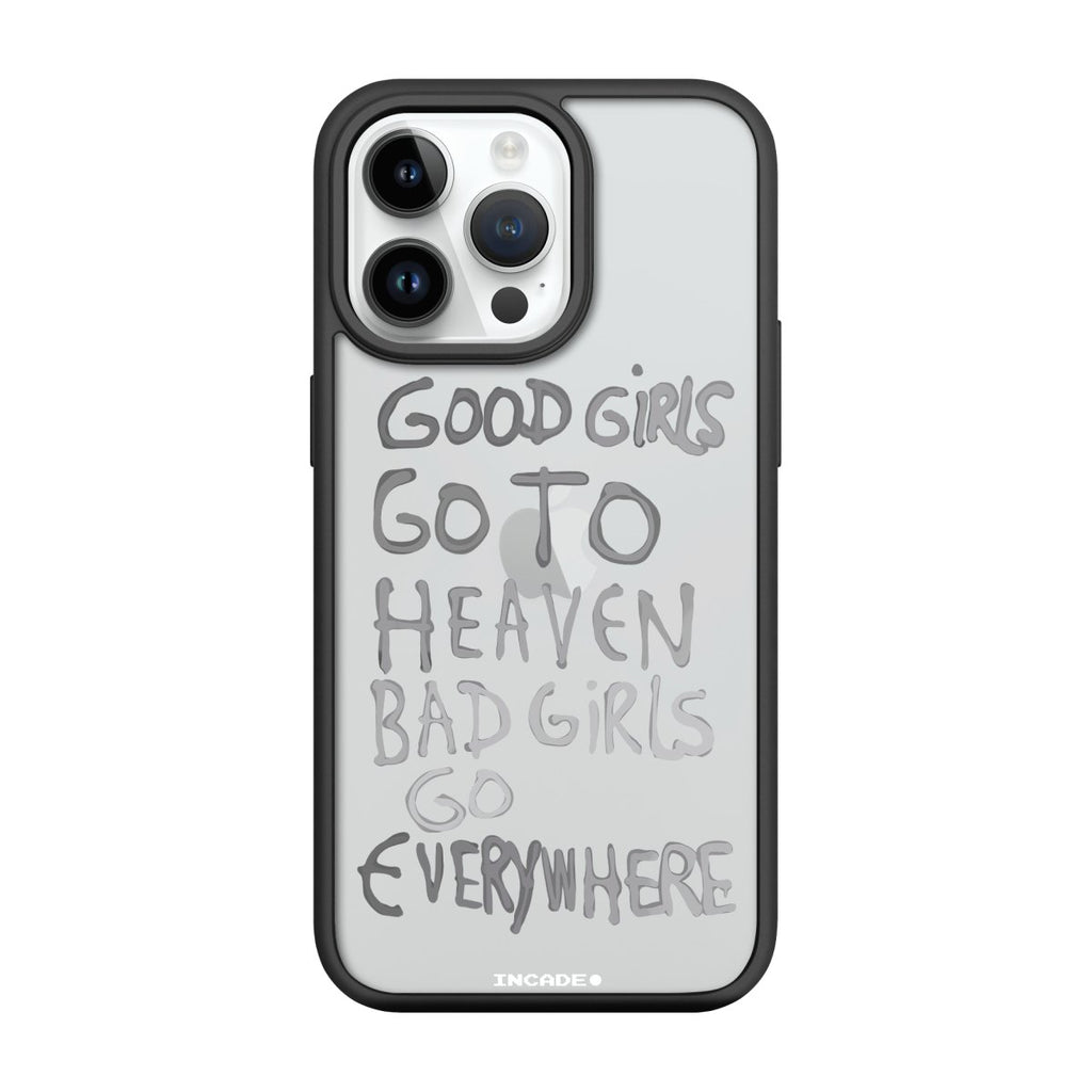 Чохол для iPhone 14 Pro Max bad girl silver - INCADE