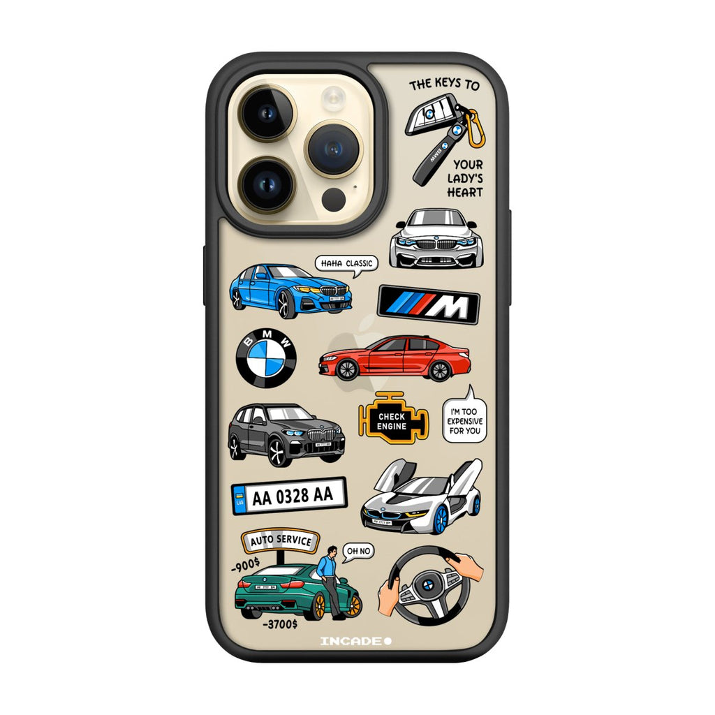 Чохол для iPhone 14 Pro Max BMW - INCADE