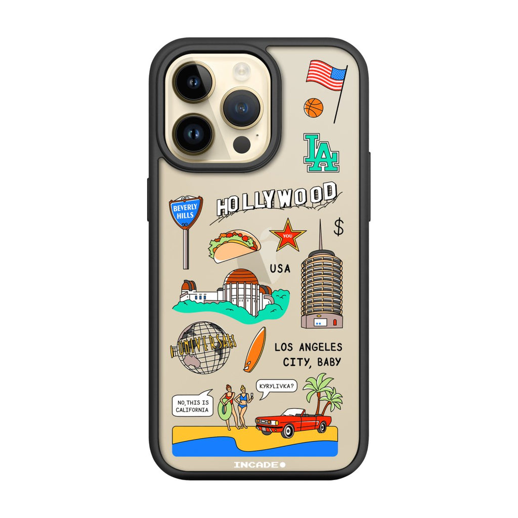 Чохол для iPhone 14 Pro Max LOS ANGELES - INCADE