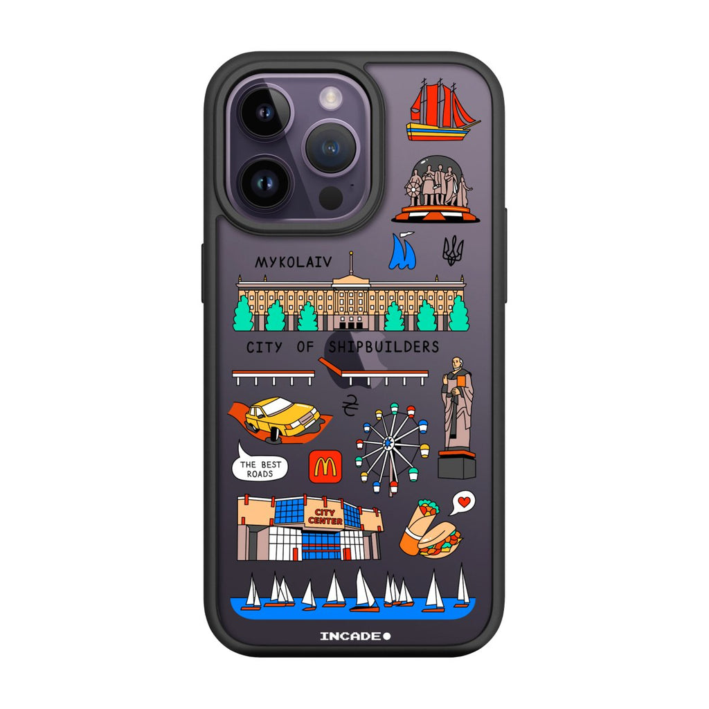 Чохол для iPhone 14 Pro Max з принтом MYKOLAIV