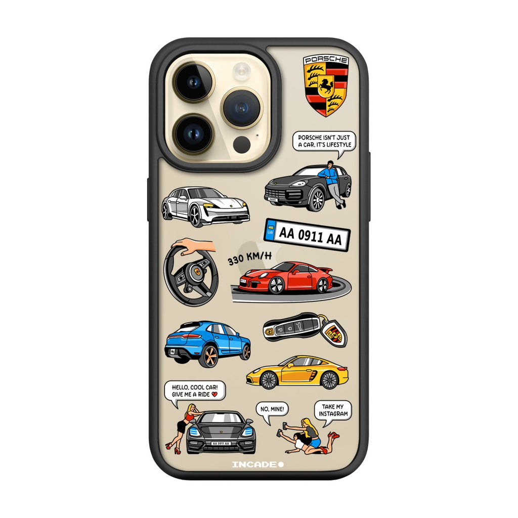 Чохол для iPhone 14 Pro Max PORSCHE - INCADE